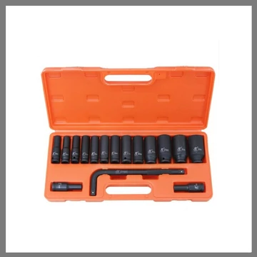 Set di bussole rinforzate Haina HB-6821 – 1/2", 16 pezzi
