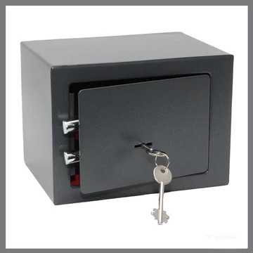 Cassaforte con chiave 230×170×170 mm HS2317K
