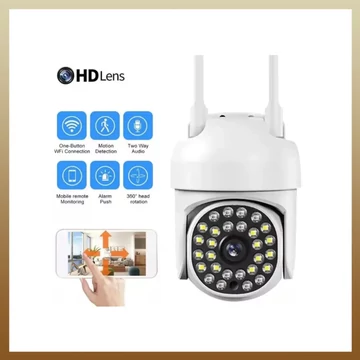 Telecamera IP intelligente WiFi JORTAN JT-8161QJ – 2MP, visione notturna a colori, 8 LED, IP66