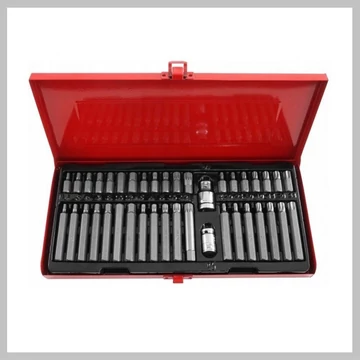 Set inserti Torx e esagonali 40 pezzi – 1/2&quot; e 3/8&quot;