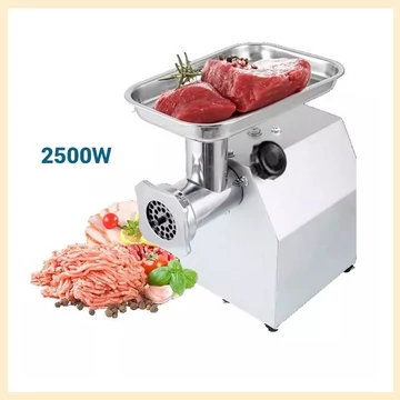 Tritacarne industriale in acciaio inox 2500W | Modello HM6240 8”