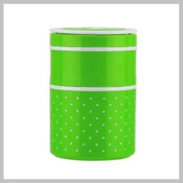 Portapranzo termico a 2 scomparti in acciaio inox 1,7L – verde | Victor V-1032Z