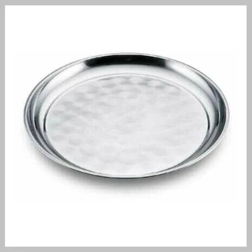 Vassoio rotondo in acciaio inox lucido 40 cm | Victor V-DYP40