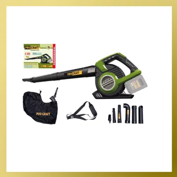 Soffiatore/Aspiratore a batteria PROCRAFT VB20 (senza batteria e caricabatterie)