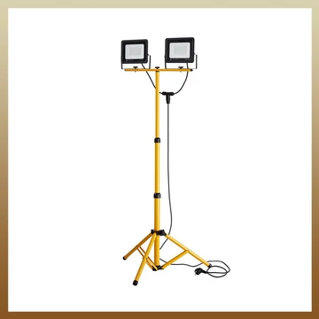 Faretto da lavoro a LED su treppiede 3×150W con struttura impermeabile | Modello Alloled