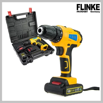 Trapano avvitatore a batteria Flinke FK-8001 – 18V con 2 batterie