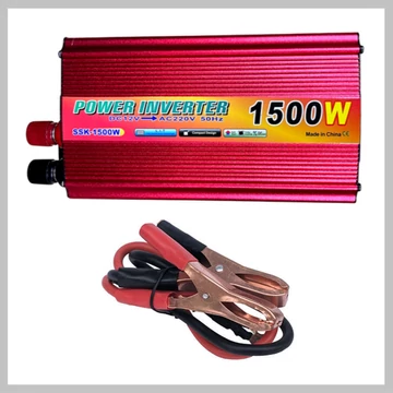 Inverter 1500W – Convertitore di tensione con presa 220V e uscita USB per la tua auto! INV1500W