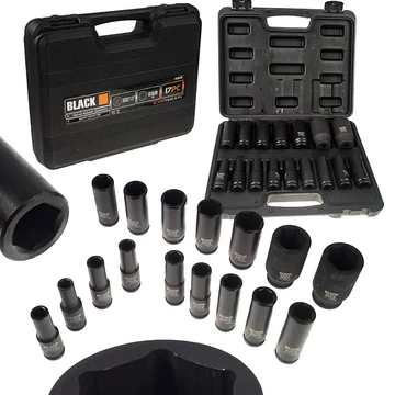 Set di chiavi a bussola BLACK 17 pezzi - 13302