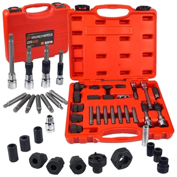Set chiavi BLACK generatore e ruota libera 25 pezzi - 14026
