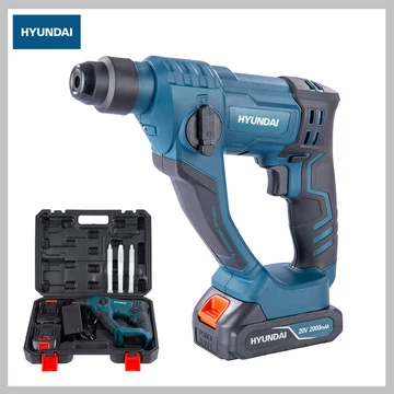 Martello perforatore a batteria Hyundai HYD-3208-20V con 2 batterie
