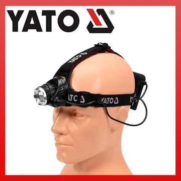 Lampada frontale YATO XM-L2 CREE con messa a fuoco regolabile – YT-08591