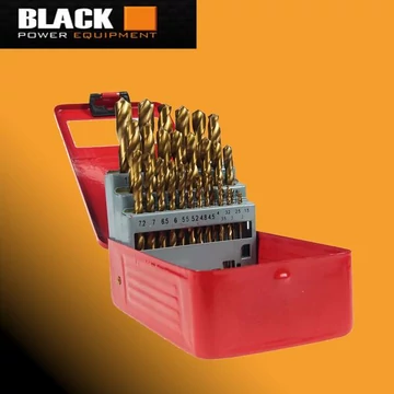 Set punte da trapano HSS Black per metallo, 29 pezzi – 33009