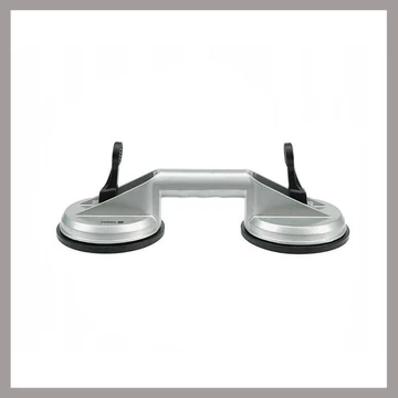 Ventosa doppia in alluminio per vetro VOREL – 2x115 mm, 70 kg TO-05312