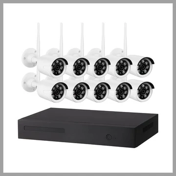 Sistema di videosorveglianza wireless con 8 telecamere HD 4K – WIFI-8