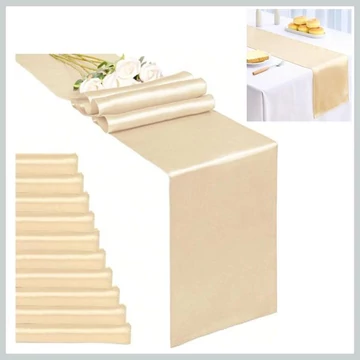 Set Runner da Tavolo in Raso – Champagne, 10 Pezzi 53715818a