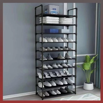 Scarpiera a 10 ripiani – 58×28×175 cm – Mod. 87095.7