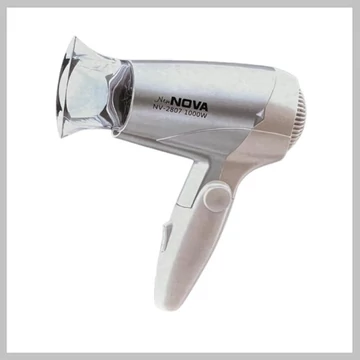 Asciugacapelli pieghevole Nova NV-2807 – 1000W (Bianco)