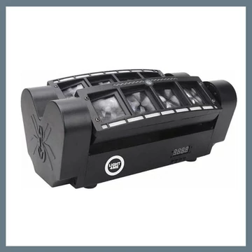 Spider Strobo Laser – Effetto luce LED con laser e fasci mobili – Mod. DLS-10