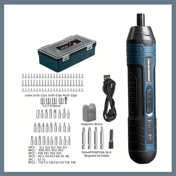 Avvitatore Elettrico Senza Fili 3.6V – Set da 105 Pezzi LH13268