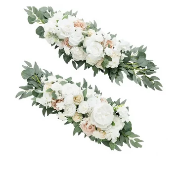 Set Decorativo di Fiori Artificiali in Seta per Matrimonio – 2 pezzi, 75 x 35 cm LN1640130