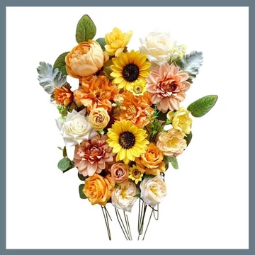 Bouquet di Fiori Artificiali – Tonalità Gialle MP42647