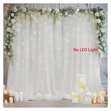 Decorazione Floreale da Tenda per Matrimoni ed Eventi – Senza Luci LED – 2 pezzi XP1569176