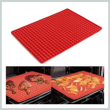 Perfect Home – Tappetino da Forno in Silicone Senza Olio ~40,5×29×1,5 cm “Bubble” (Modello 28377)