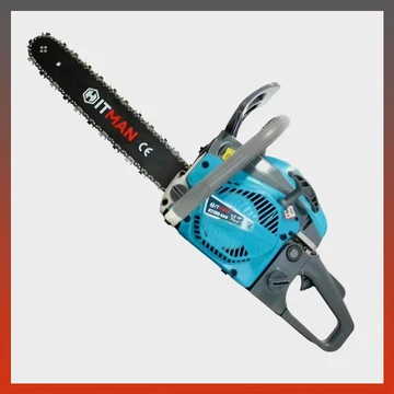 Hitman HT-CHS-6544x – Motosega a Benzina 6 CV, 65 cm³, Barra da 16”