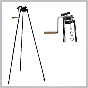 Perfect Home – Treppiede da giardino con verricello, 120 cm – 16658