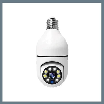Telecamera rotante a forma di lampadina – holm9647