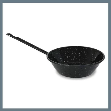 Padella paellera smaltata con manico – 22 cm – Modello 13377