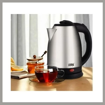 WINNING STAR Bollitore elettrico in acciaio inox – 1,8 litri, 1500W – Modello ST-6011