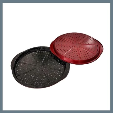 Teglia Forata per Pizza Perfect Home Metal Red Line – Ø 35,5 cm – Modello 19137