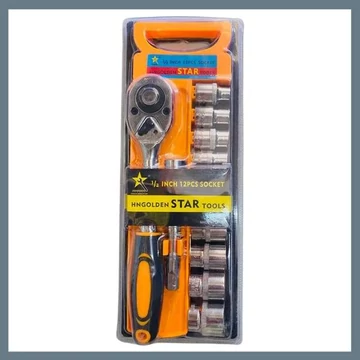 Set Chiavi a Bussola 12 Pezzi 1/2" con Cricchetto – Modello CK-02