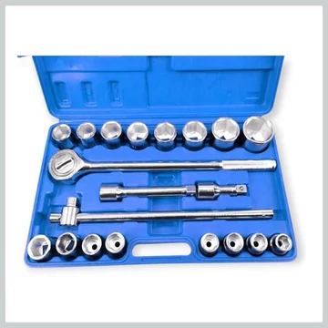 Set di Chiavi a Bussola Hitman HT-6894 – 21 Pezzi, Teste Esagonali da 19 a 50 mm