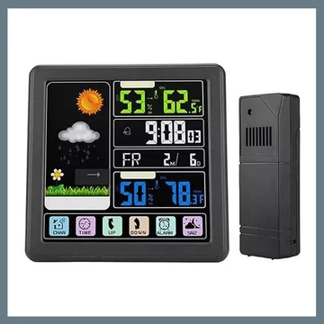 Stazione Meteo Wireless con Sveglia – Modello KE24-526