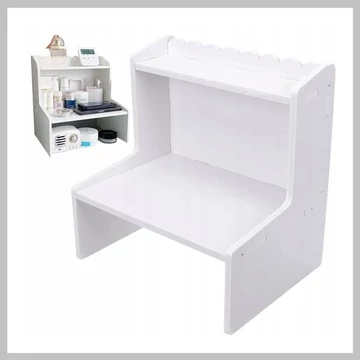 Mensola organizer da scrivania – bianca – 01968