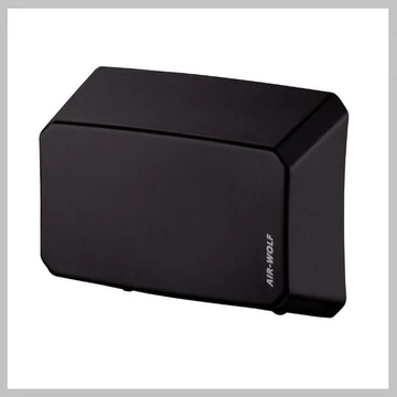Asciugamani automatico AIR-WOLF in acciaio inox nero 10-032 – 1000 W, IP24, Serie B
