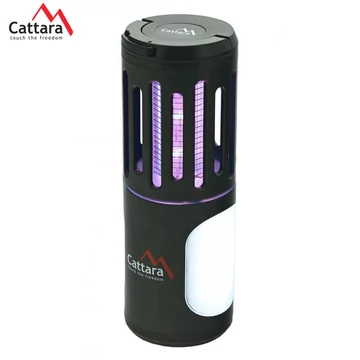 CATTARA SPACE – Lampada ricaricabile + trappola UV per insetti – 13177