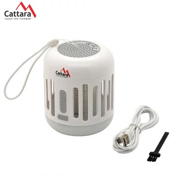CATTARA MUSIC CAGE – Ricaricabile 3 in 1: Zanzariera UV, Cassa Bluetooth e Luce LED – 13185