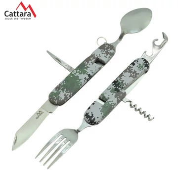 CATTARA DIGI CAMPER – Posate pieghevoli multifunzione da campeggio – 13251A