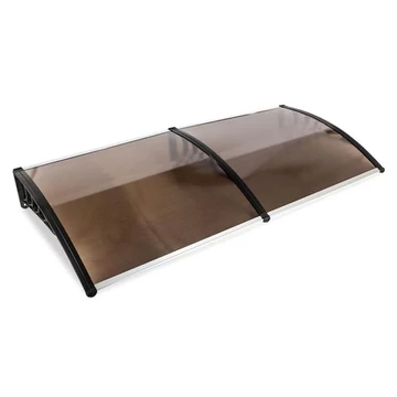 Pensilina Fissa in Policarbonato – 100 × 200 cm con Protezione UV AWN100200B