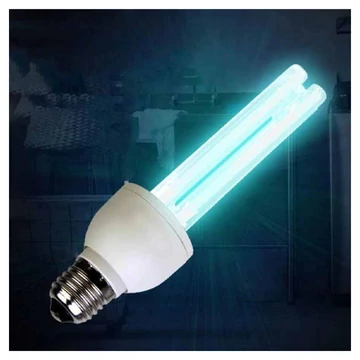 Lampada Germicida UVC 36W – Per Sterilizzazione di Superfici e Aria, Attacco E27 BECUV36W