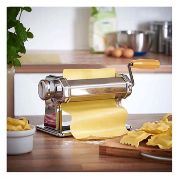 Macchina per Pasta Manuale in Metallo – Regolabile, con Doppia Lama holm3590