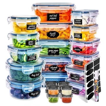 Set Contenitori per Alimenti Homeland – 24 Pezzi, Ermetici e Versatili holm8390