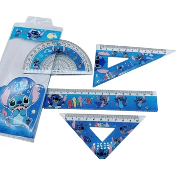 Set di Righelli Disney Stitch – 4 pezzi + gomma – EM2559161