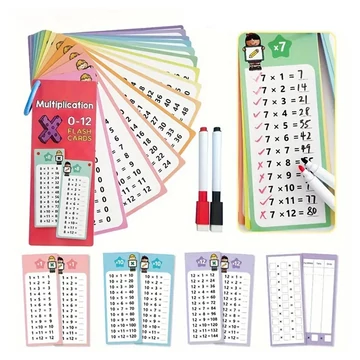 Set di Schede Veloci per le Tabelline – 14 pezzi – QA304066