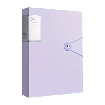 Cartella Portadocumenti A4 – 60 Tasche, Impermeabile, Viola – VR1286727-2