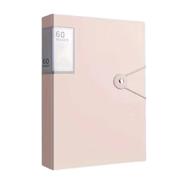 Cartella Portadocumenti A4 – 60 Tasche, Impermeabile, Rosa Sakura – VR1286727-3