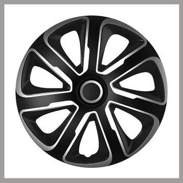 Set Copricerchi LIVORNO 14 Pollici – Argento/Nero 32527